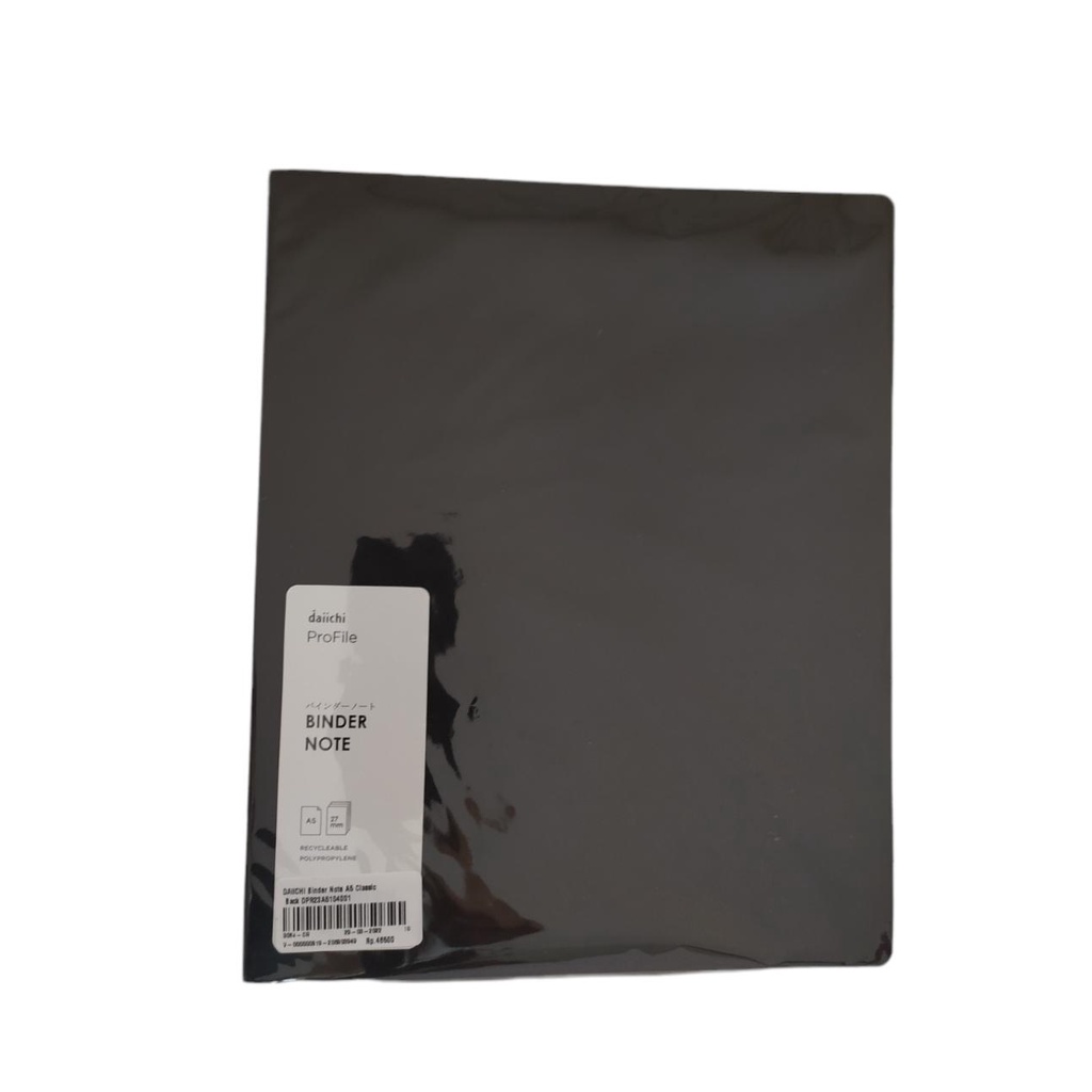 

Gramedia Medan - DAIICHI BINDER NOTE A5 CLASSIC BACK DPR 23 A5 104001