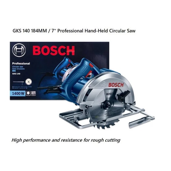 NEW Circular Saw BOSCH GKS 140 7 Inch Mesin Gergaji Potong Kayu Serkel