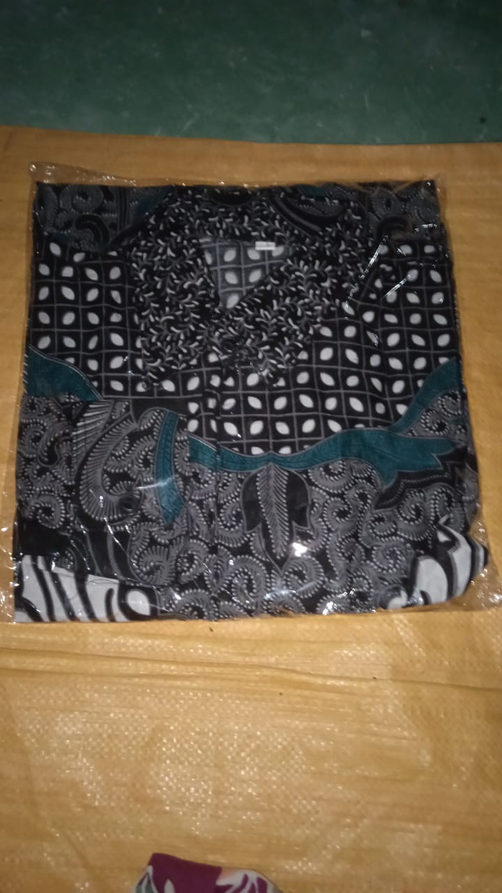 Baju Batik Pria Big Size M L Xl Xxl Atasan Kemeja Batik Lengan Pendek Original