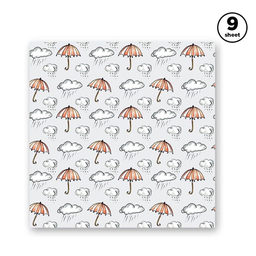 

Vingy Home Decor Autumn Series Scrapbook Paper - Kertas Motif 30x30 cm