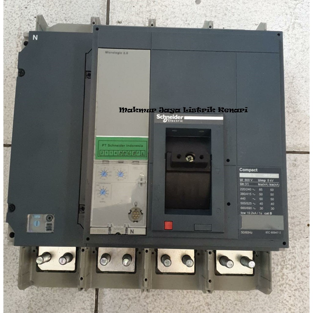 MCCB NS800N 4P 800A SCHNEIDER 800 Ampere 4 pole