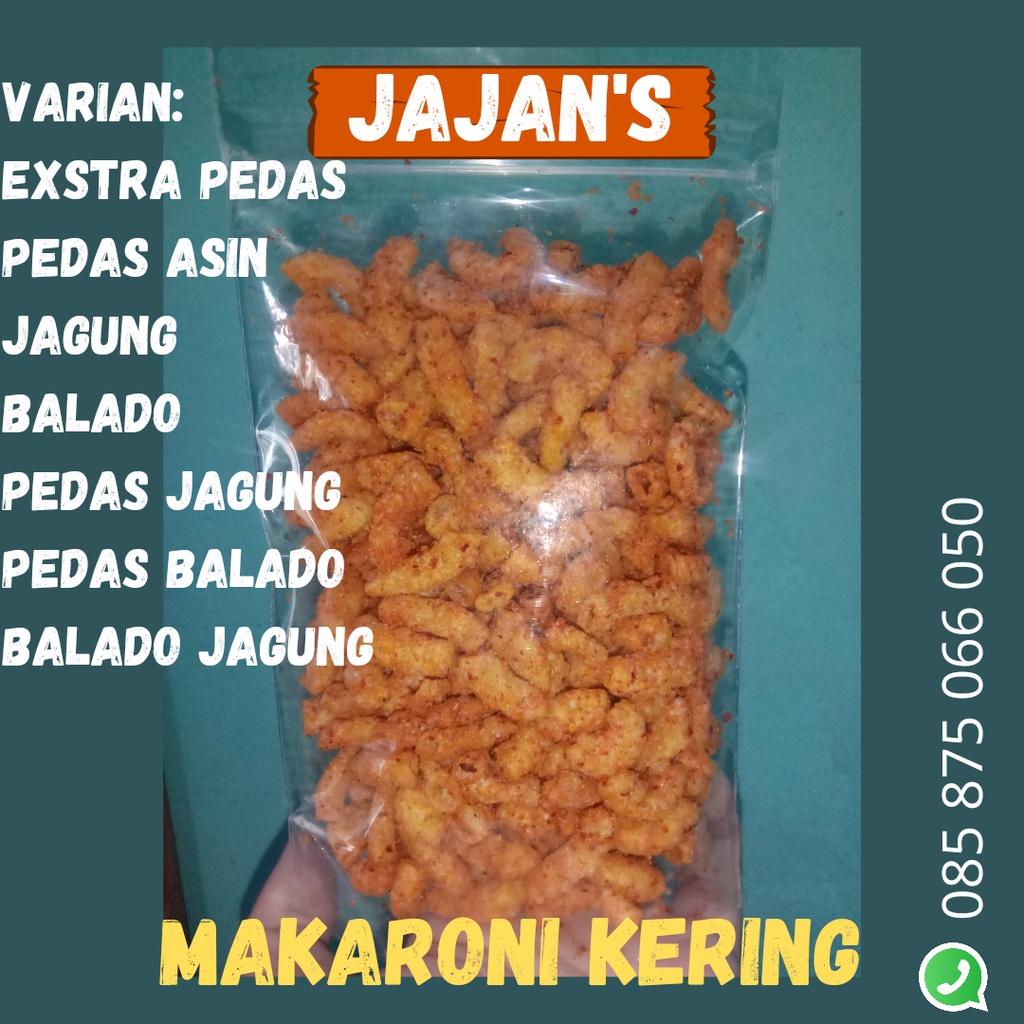 

Makaroni kering cemilan enak