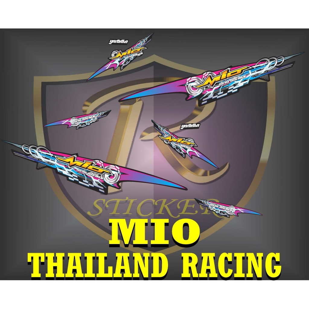 stiker striping mio sporty mio smile thailand racing