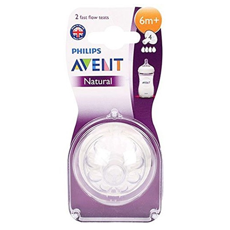 Philips Avent Natural Nipple Dot Soft Teat New Design 2pcs Dot Bayi Avent