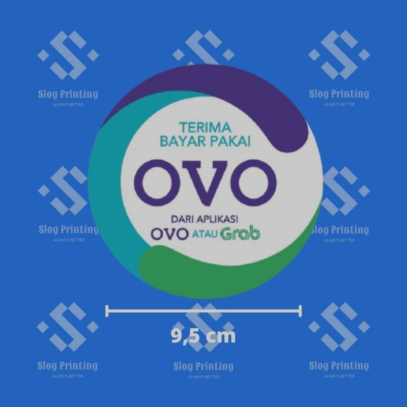 

Sticker Ovo Bundar Stiker Pembayaran Cashless Digital Non Tunai Cashless 9,5 cm