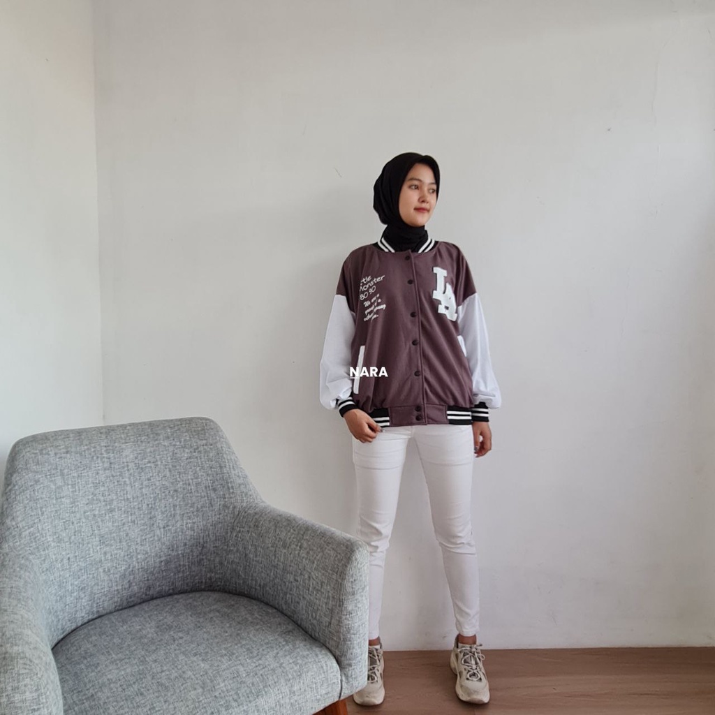 Nara Grosir - Team Baseball XXL Jaket