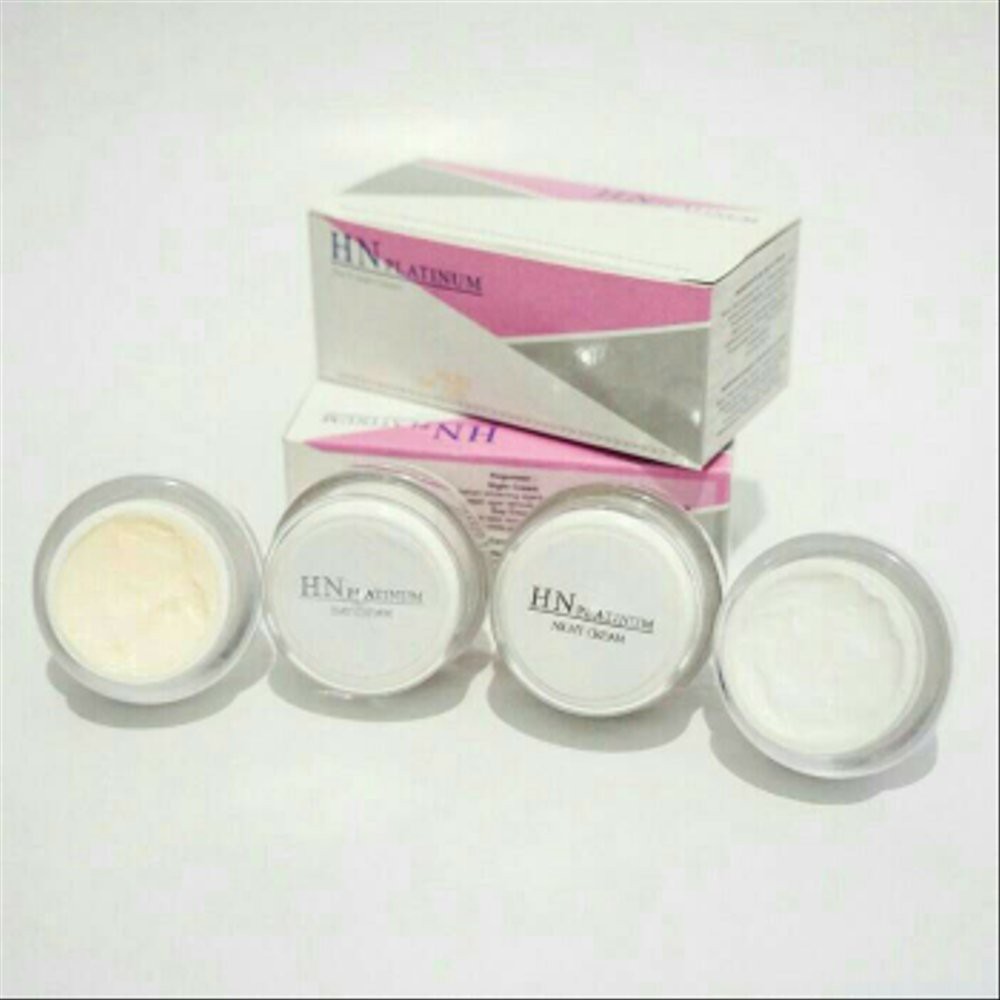 CREAM HN PLATINUM SET ORIGINAL BPOM - DAY AND NIGHT - KRIM SIANG DAN MALAM