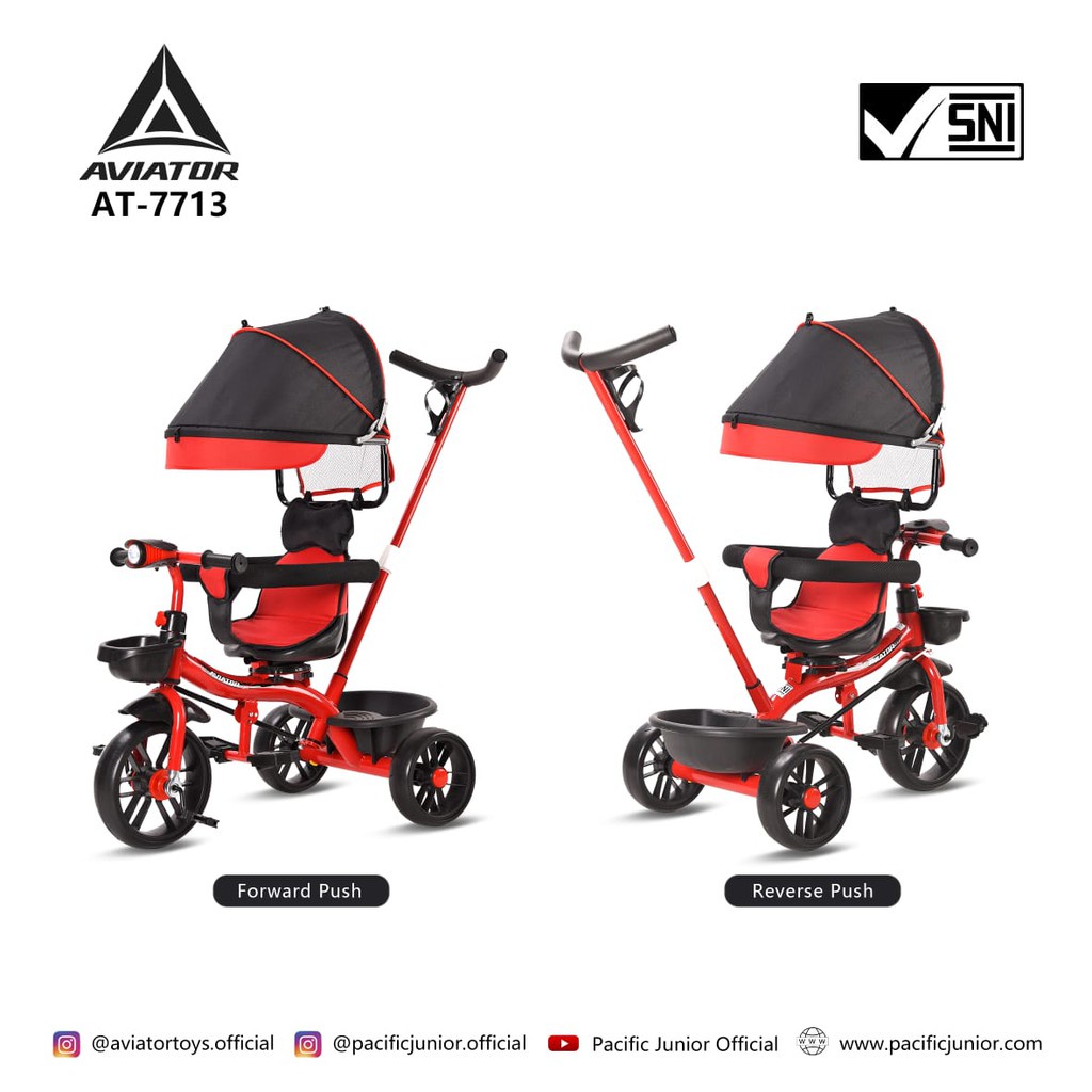 Aviator Tricycle AT - 7713 - Sepeda Roda Tiga