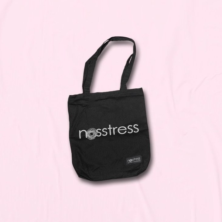 Totebag Nosstress Hitam - Official Merchandise