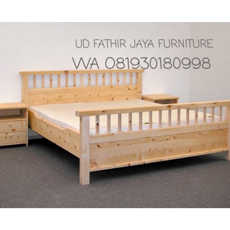 bedhouse dipan / ranjang bahan kayu jati Belanda