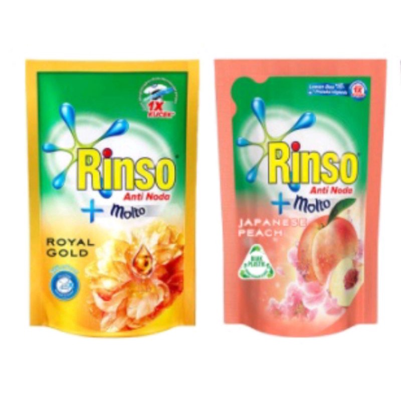 RINSO Molto Detergent cair Japanese Peach/Royal Gold 625ml
