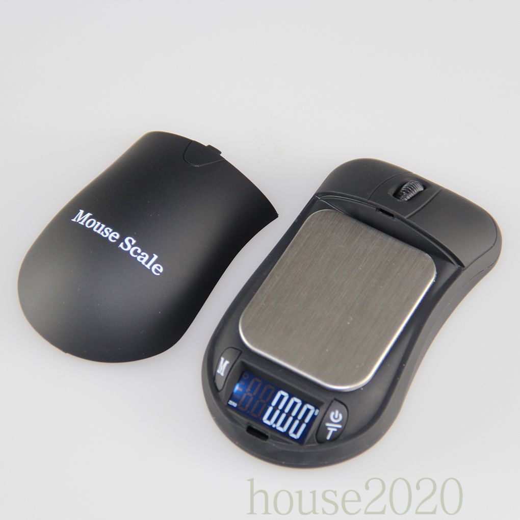 [HOUSE2020]Portable Digital Gram Precise Jewelry Scale Mini Mouse Style Gems Stones Pocket Herb Tea Scale