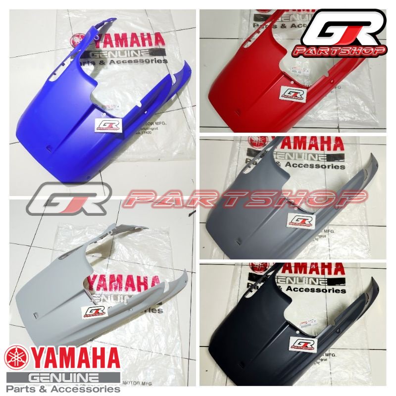 dek kolong mio sporty smile ori ygp cover kolongan hitam abu abu putih biru merah abu-abu muda / silver original yamaha