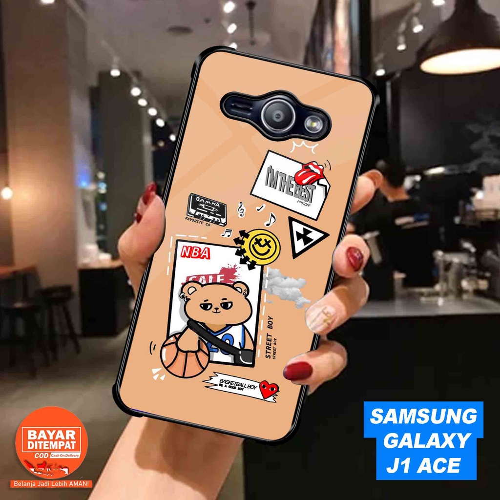 Untung Case Samsung J1 Ace - Hardcase Samsung J1 Ace  - Softcase Samsung J1 Ace - Cassing Elegant Sa