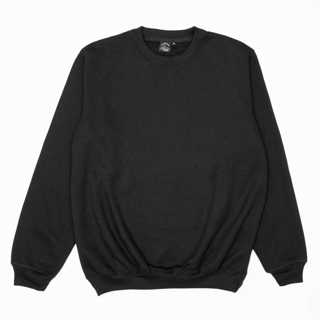 Sweater Crewneck Polos Pria Wanita Jaket Crewneck Cowok Cewek Distro Bandung Switer Cowo Cewek OverSIze Bahan Katun UKuran M L XL XXL Jumbo  Warna MUSTARD