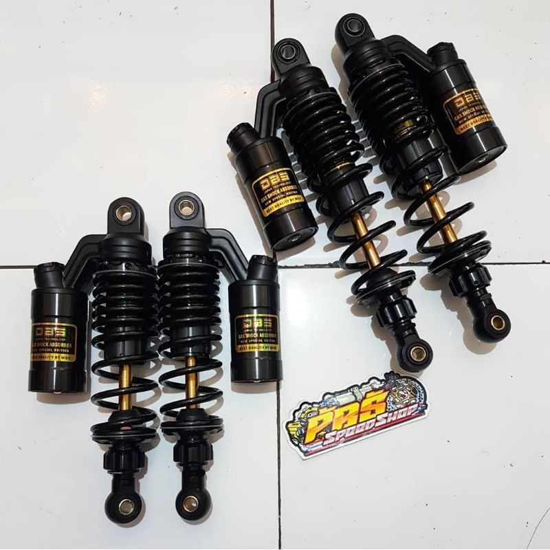 shock belakang bebek dbs hitam as gold 280 320 340 jupiter supra tiger cb rxking nmax pcx nouvo