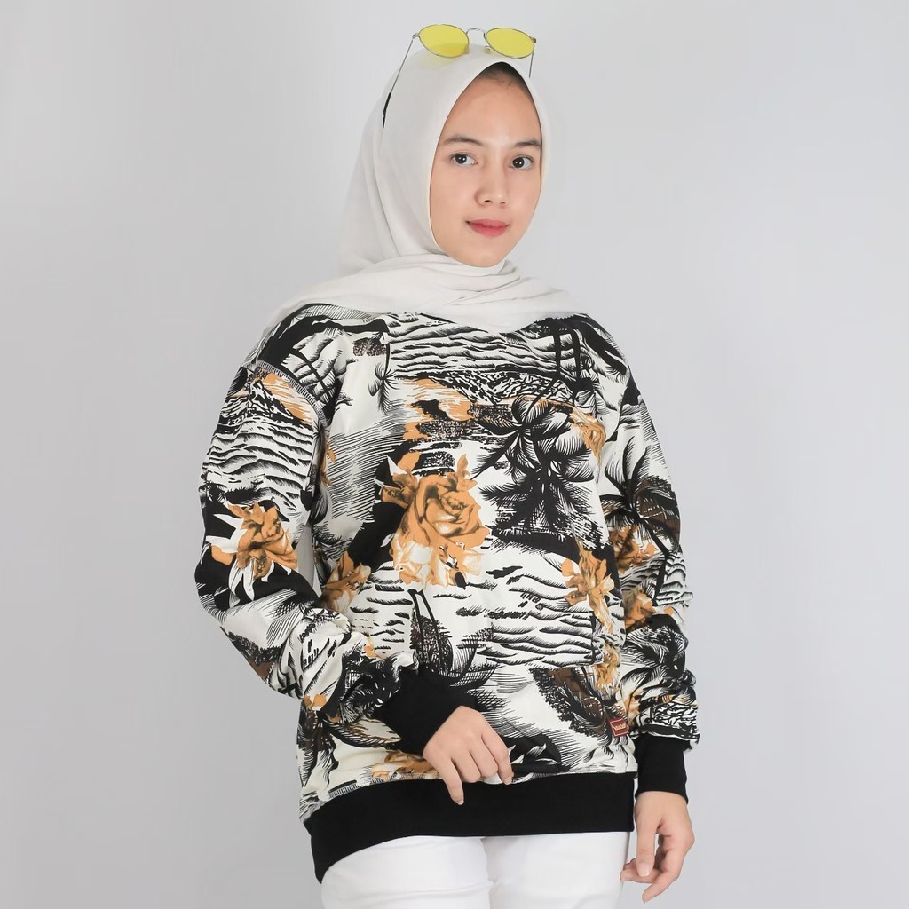 sweater hoodie polos Wanita dan pria murah keren kekinian hodie terbaru simple- BISA COD-CREWNECK