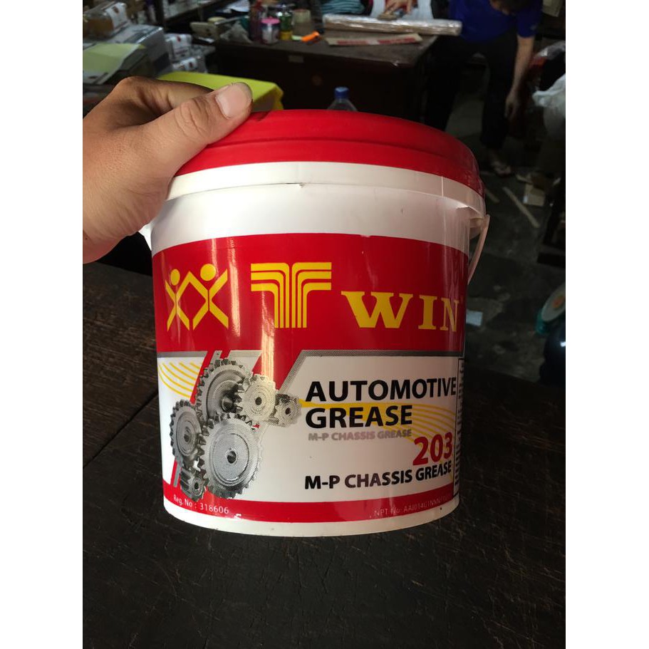 [[BISA COD]] 1 Ember Gemuk Grease Pelumas TWIN M-P Chassis Grease 203 Black MURAH TERPERCAYA Kode