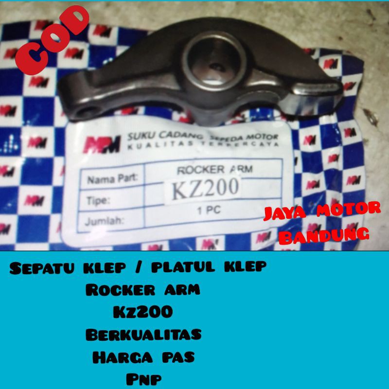 Sepatu Klep / Platuk Rocker Arm Binter Merzy Kz200 Berkualitas Terlaris PNP
