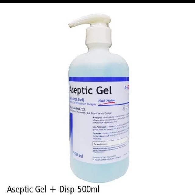 Aseptic gel onemed 500ml/antiseptic onemed/hand sanitizer onemed+pump