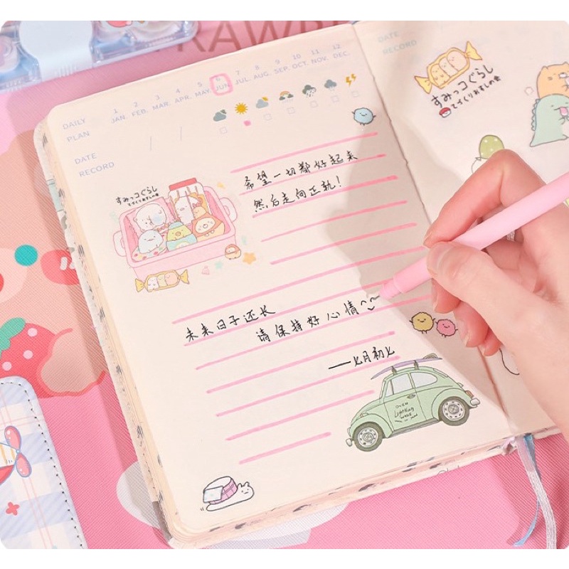 KENSHO Diary Notebook Buku Catatan Lucu Import Premium / Karakter / Imut / Fancy / Tebal