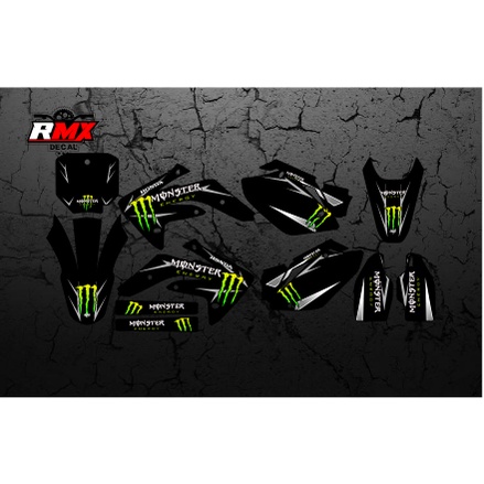 DECAL CRF 150 R FULLBODY (005) DEKAL STIKER CRF 150 LAMA HITAM MERAH, KUNING, HIJAU, BIRU TUA/MUDA, 