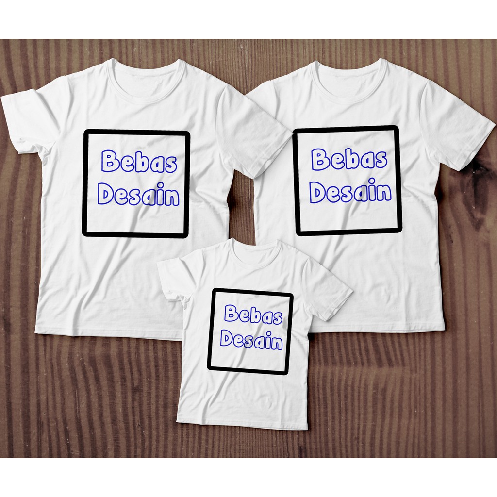 Kaos Bebas Desain | Kaos Gratis Request Desain | Kaos Couple