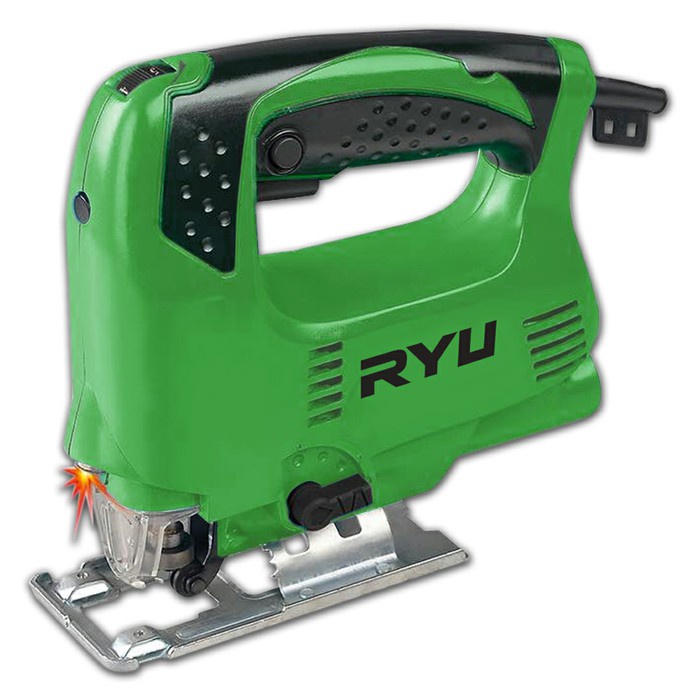 RYU Jig saw RJS65-1E / mesin jigsaw with laser/ gergaji kayu