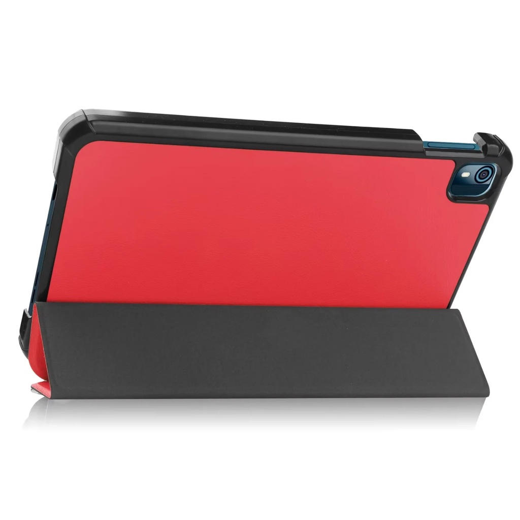 Casing Untuk Nokia T10 (2022) 8.0 &quot;T 10fashion Tablet Perlindungan Case Tiga-Lipat Custer Warna Solid Flip Stand Kulit Cover