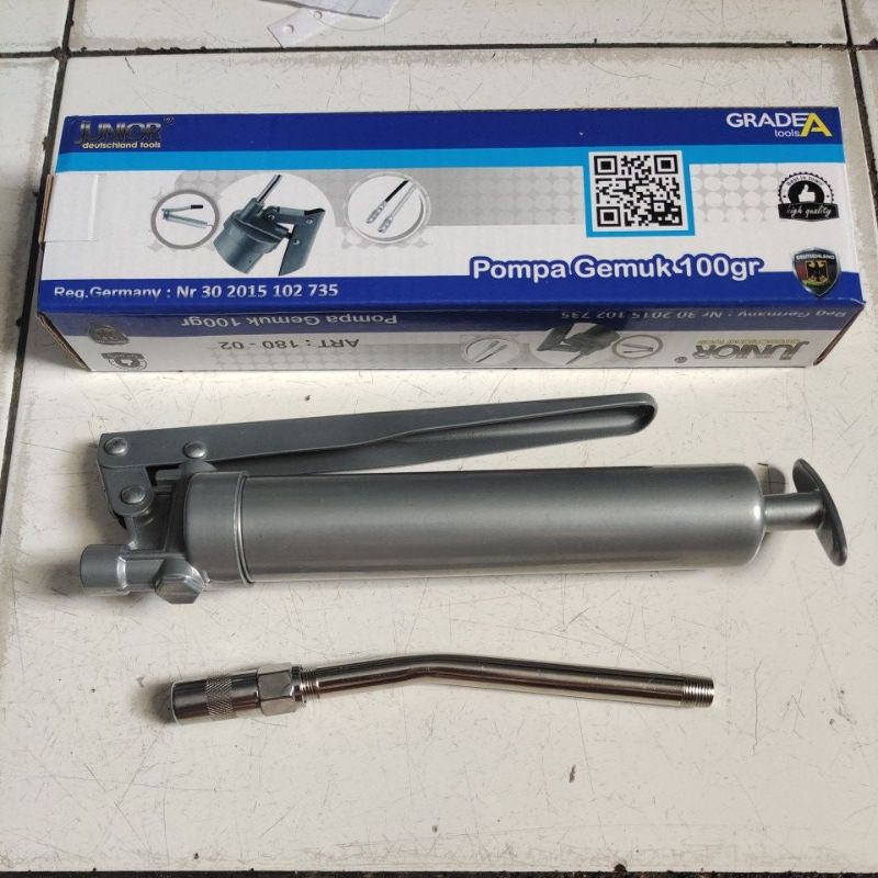 junior pompa gemuk 100gram / junior Grease gun 100gr