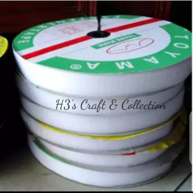 Velcro Perekat 25mm / kain Perekat meteran 2,5 cm / Velcro Loop 1"