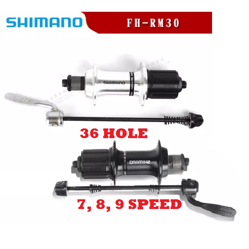FREEHUB SHIMANO RM30 36 H HOLE Alloy Sepeda 8 9 SPEED race balap mtb  free hub sepeda lubang 36h