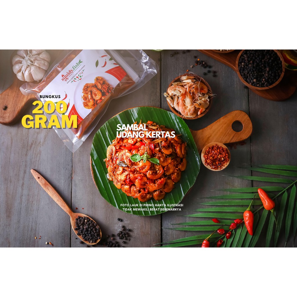 

Sambal Udang Kertas (200 gram) - SQUIDYFISH