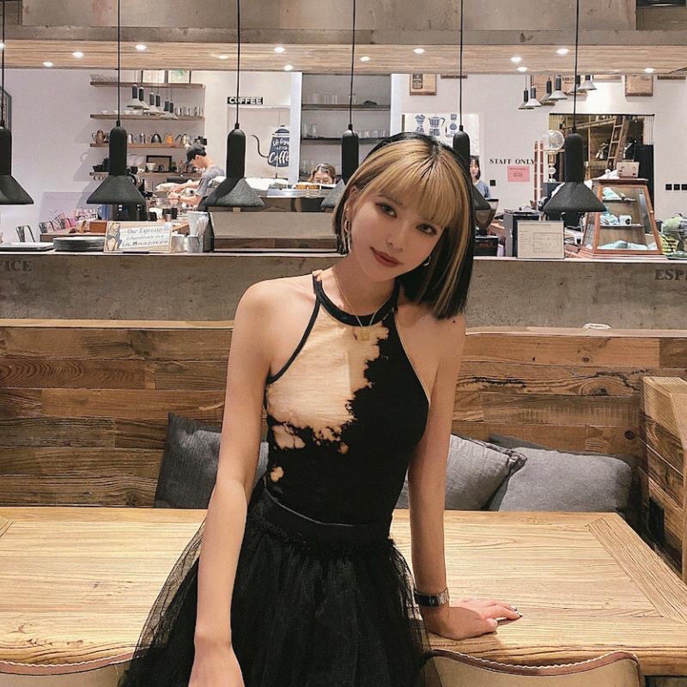 【COD Tangding】Cartoon Bangs Wig Jennie Blonde Bangs Dyed Invisible Air Qi Bangs Hairline Patch