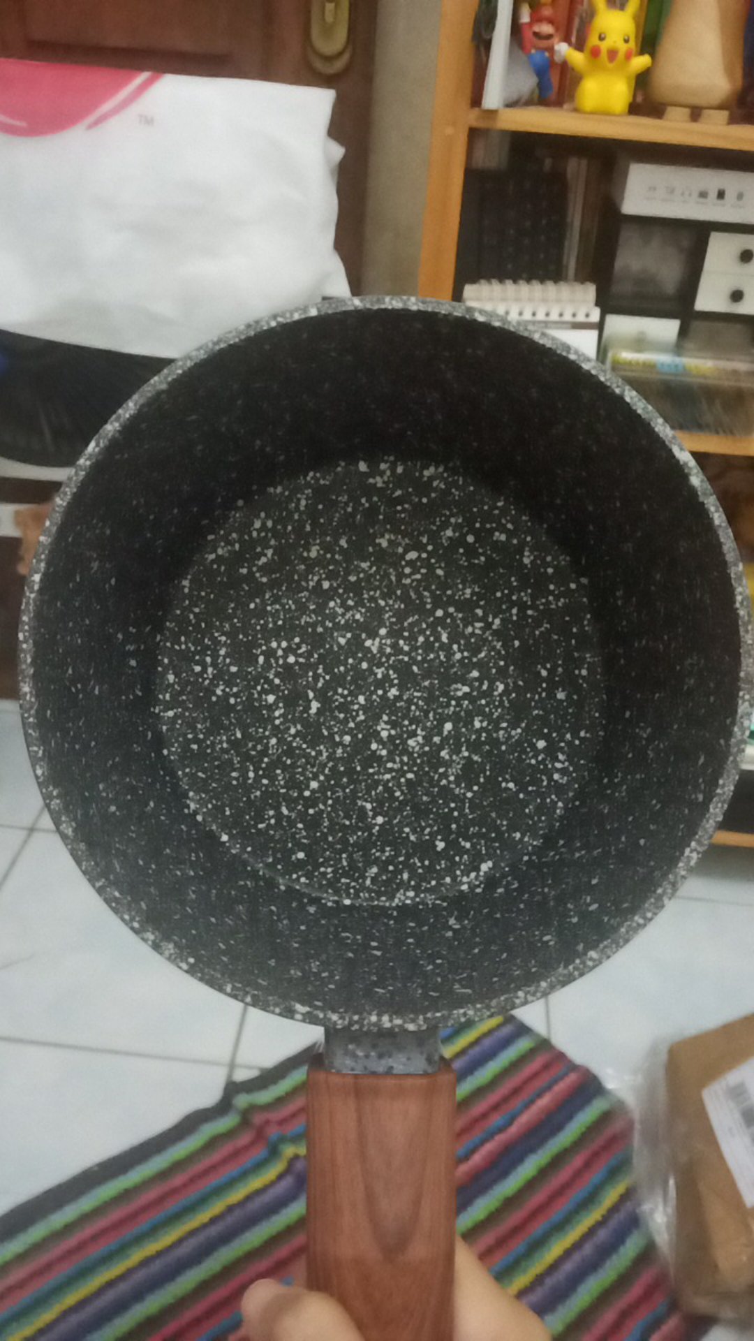 Yoshikawa Panci Sauce Pan Saucepan Mpasi Susu Marble Granit Anti Lengket 18cm 18 Cm Mj 1208 Mj1208