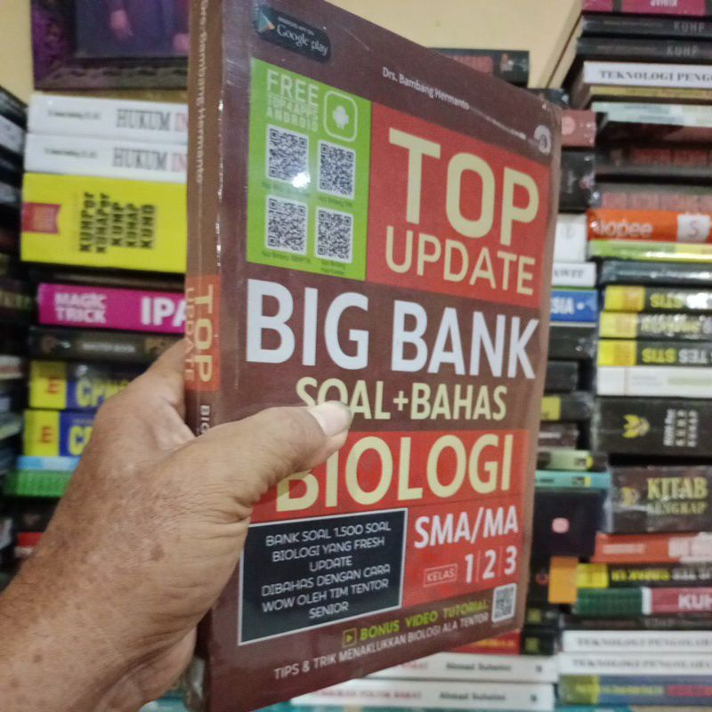 Buku TOP UPDATE BIG BANK SOAL BAHAS BIOLOGI SMA KELAS 1 2 3-2