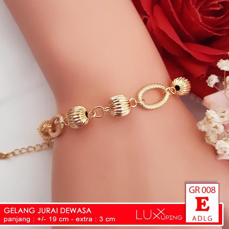 Hot Sale - GR 008 Gelang Jurai Dewasa Terlaris Anggun Perhiasan Emas Cantik Gelang Xuping Gelang Tan