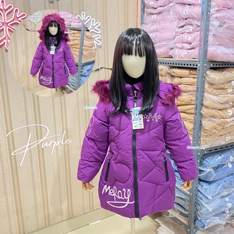 Winter coat for girl mantel musim dingin anak perempuan cewek import salju Mickey kids jaket jacket