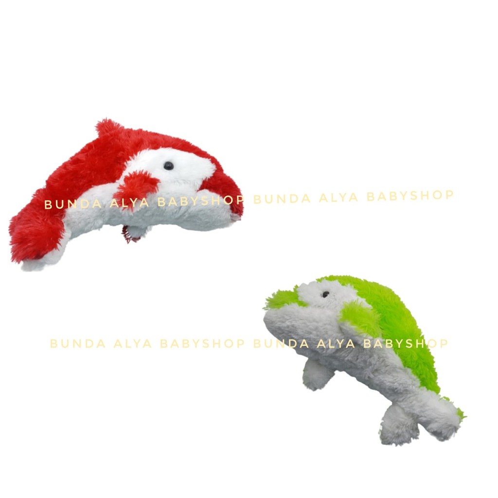 Boneka Lumba Lumba Lucu Bulu - Boneka Anak Halus - Mainan Anak Boneka Lucu - Boneka Ikan Ikanan Lumba Lumba