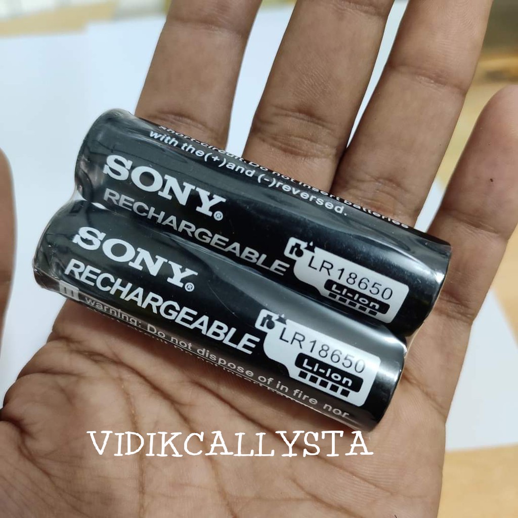 BATU BATEREI BATREI BATTERY SONY 18650 RECHARGEABLE 6800mAh