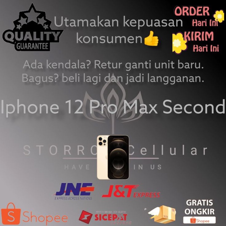 IPHONE 12 PROMAX SECOND 100% ORIGINAL