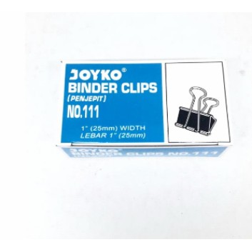 

Binder klip no. 111 Joyko Penjepit dokumen sedang