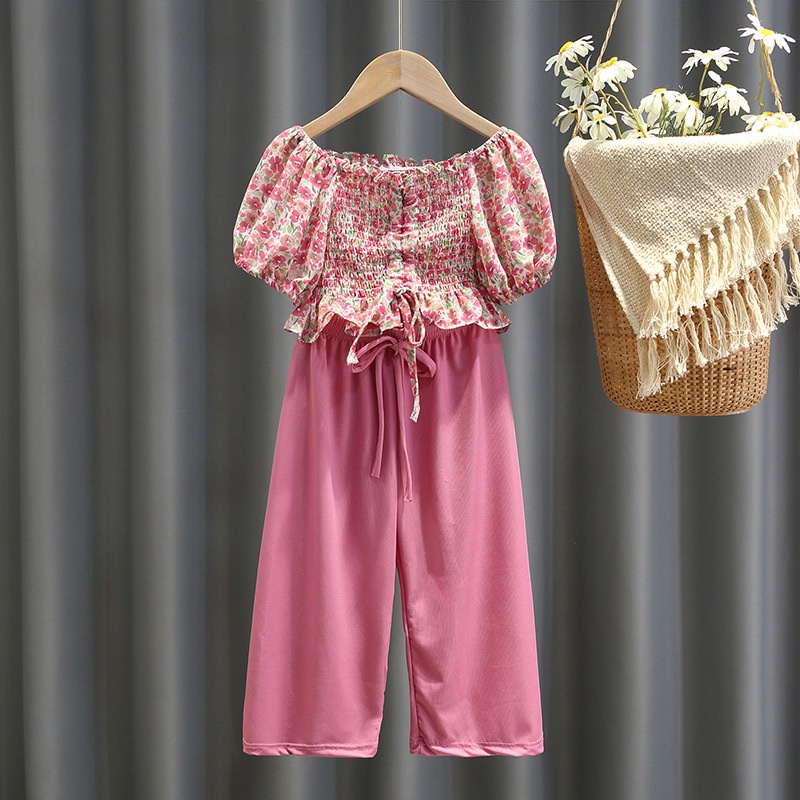 HappyOliver SET MITZU SK2020180 OF SHOULDER EBV Baju Setelan Anak Perempuan Import Berkualitas sabrina celana kulot