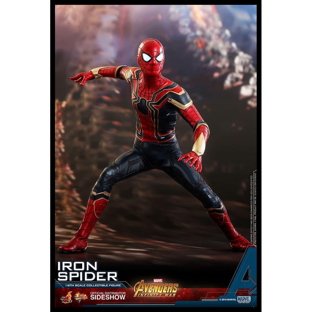 avengers infinity war spiderman hot toys