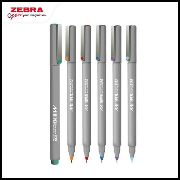 

Force | Zebra Milipen 0.1 Mm 6 Colour