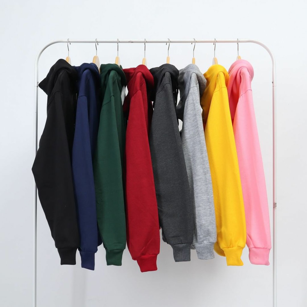 JAKET HOODIE ZIPPER POLOS PREMIUM PRIA/WANITA KEREN MURAH MERIAH DISTRO BANDUNG