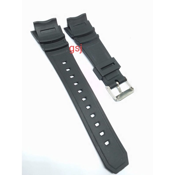 Strap Tali Jam Tangan Casio WS220 W-S220 WS 220 Rubber tali Jam Casio