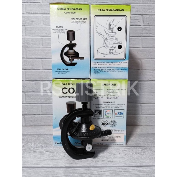 Regulator putar pengaman tekanan rendah destec com-U12R