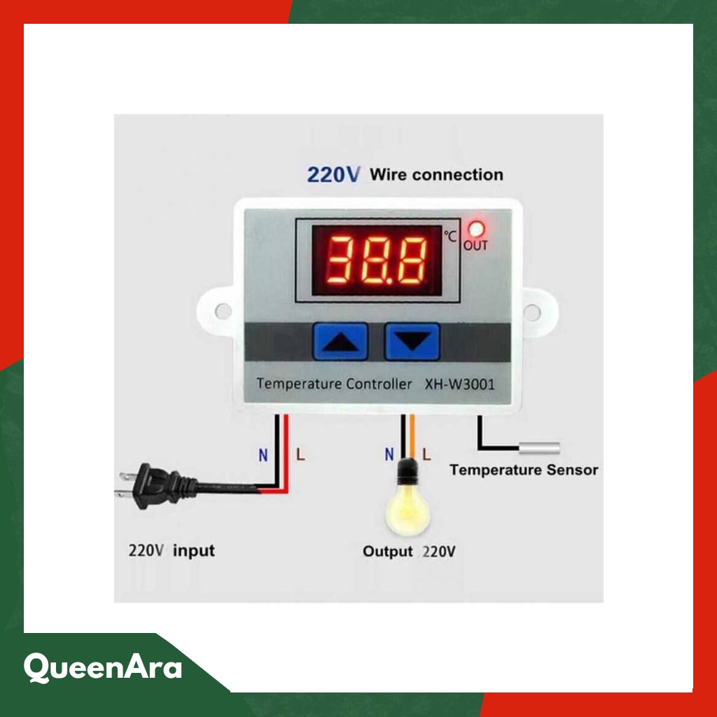 Taffware Digital Temperature Control Thermostat - XH-W300