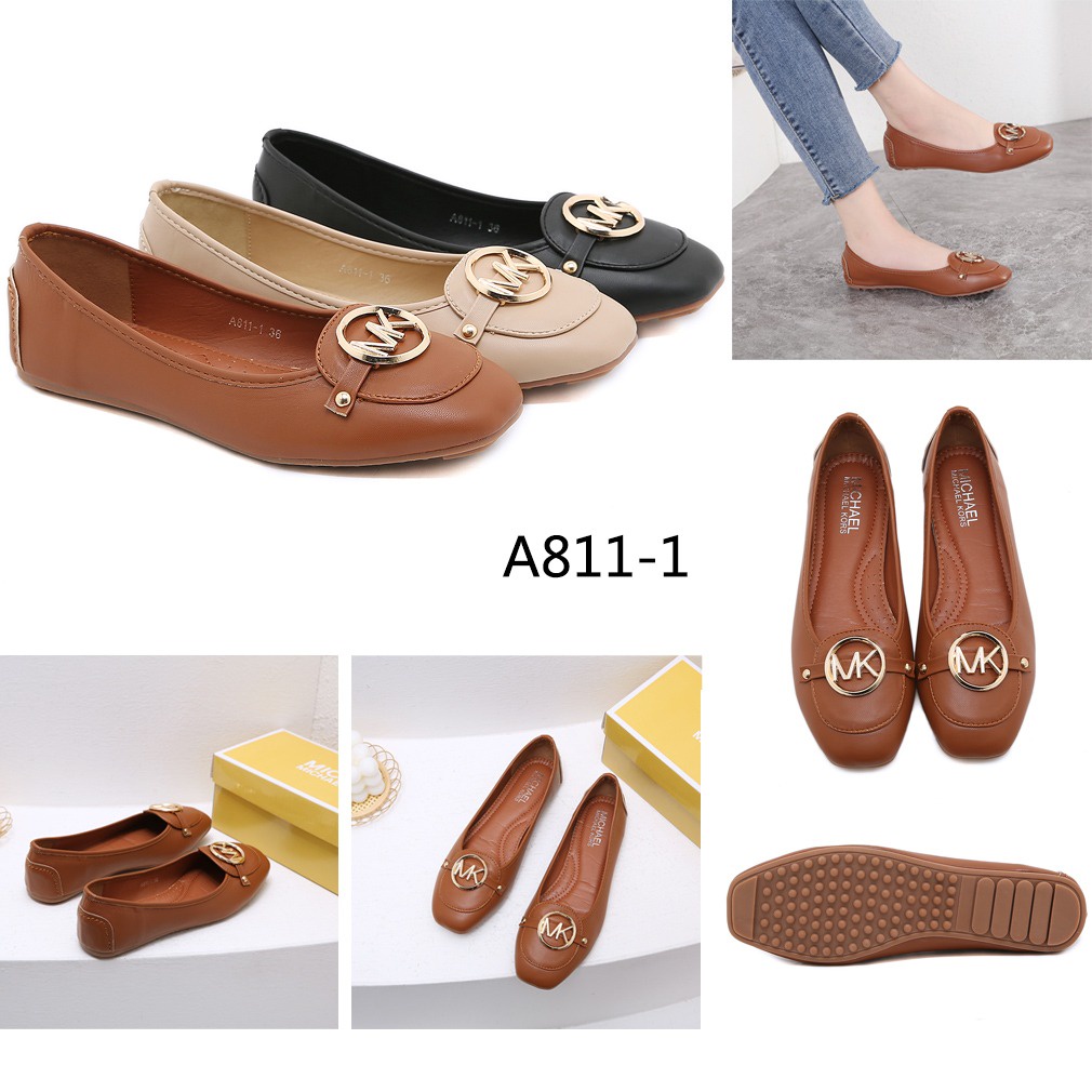 Logo Ballerinas Flat Shoes #A811-1